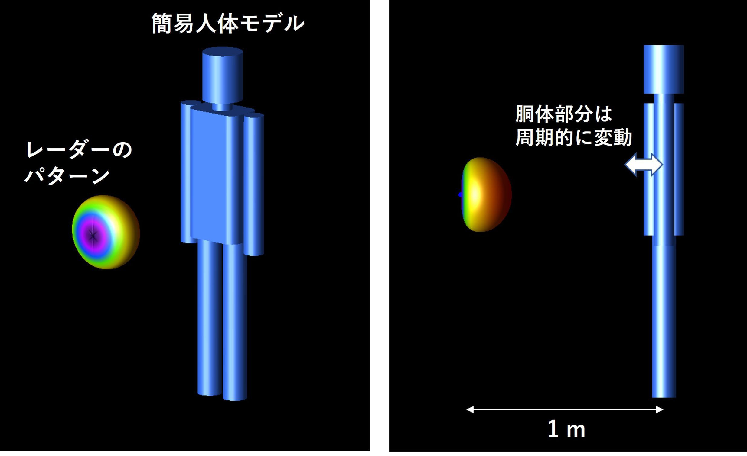 心拍や呼吸等のバイタルサインによるミリ波帯の位相変化の解析 – 構造計画研究所